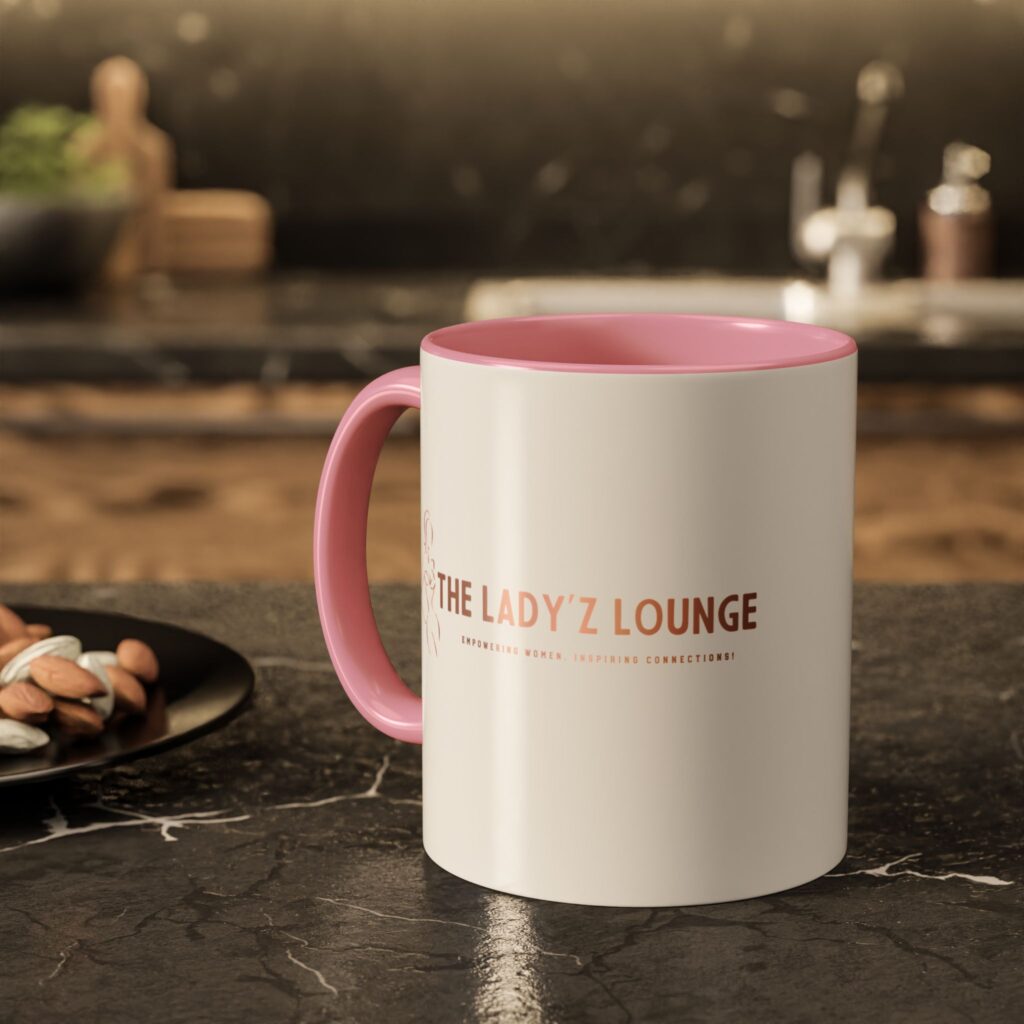 The Lady'z Lounge Home Store Pink Coffee Mug